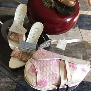 Pink and white Christian Dior set!